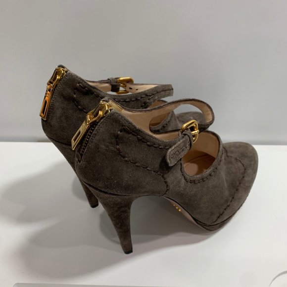 Prada Taupe Booties/ Boots - Picture 3 of 9